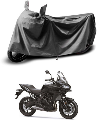 Gali Bazar Waterproof Two Wheeler Cover for Kawasaki(Grey)