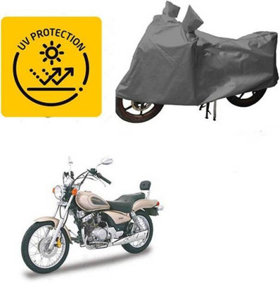 LIFE TO HUB Two Wheeler Cover for Hero, Honda, Bajaj, Ather, TVS, Yamaha(RV 400, Grey)