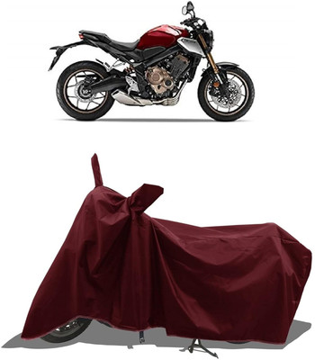 KEDIT Two Wheeler Cover for Honda(CBR 600 RR, Maroon)