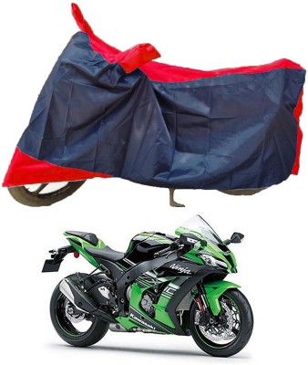 AUTOGARH Two Wheeler Cover for Kawasaki(Ninja ZX 10R, Red, Blue)