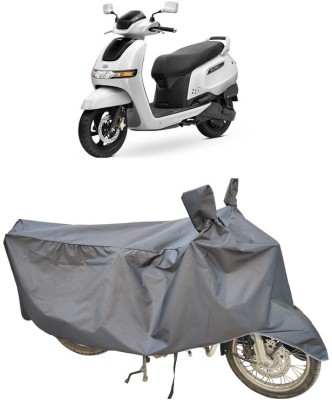 ETIOTIC Waterproof Two Wheeler Cover for TVS(iQube Electric, Grey)