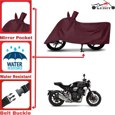 KEDIT Two Wheeler Cover for Honda(CB300R, Maroon)