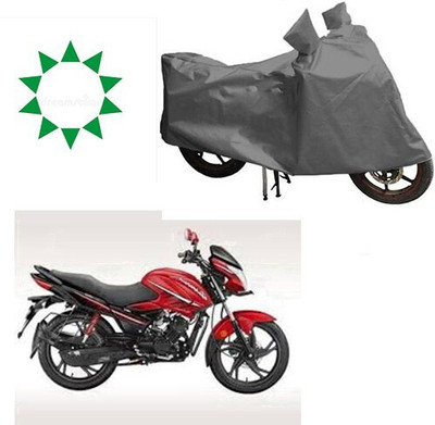 MMSSTAR Waterproof Two Wheeler Cover for Hero(Glamour, Grey)
