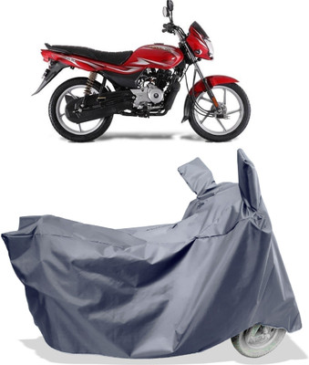 Amexride Two Wheeler Cover for Bajaj(Platina 100 BS6, Grey)