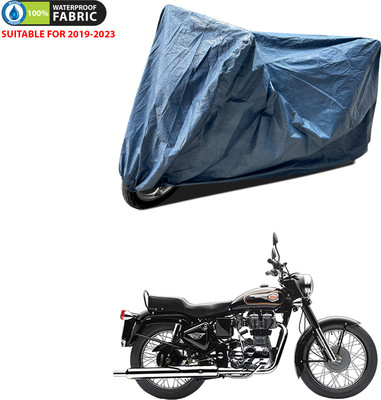 PAGORA Waterproof Two Wheeler Cover for Royal Enfield(Bullet 350, Blue)