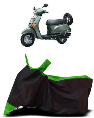 VESMEI Two Wheeler Cover for Honda(Eterno, Green)