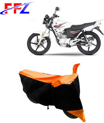 FFZ Waterproof Two Wheeler Cover for Yamaha(Libero G5, Black, Orange)