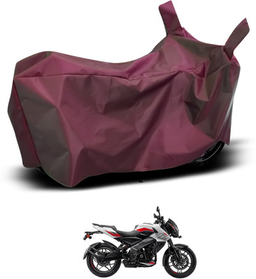 GOSHIV-car and bike accessories Waterproof Two Wheeler Cover for Bajaj(Pulsar 200, Maroon)