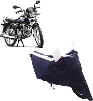 BLUERIDE Two Wheeler Cover for Hero(Splendor Pro, White)