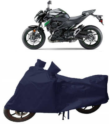 ENTIRELY ELITE Waterproof Two Wheeler Cover for Kawasaki(Z800, Blue)