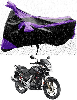 MWBB Waterproof Two Wheeler Cover for Hero(CBZ, Black)