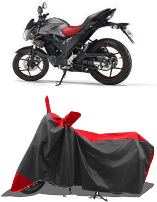 SPECTUS Two Wheeler Cover for Suzuki(Gixxer Special Edition, Red, Black)
