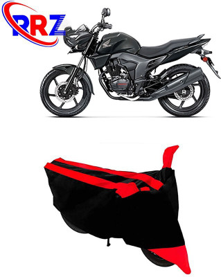 DeepShakshi AUTOMOTIVE Waterproof Two Wheeler Cover for Honda(CB Trigger, Black, Red)