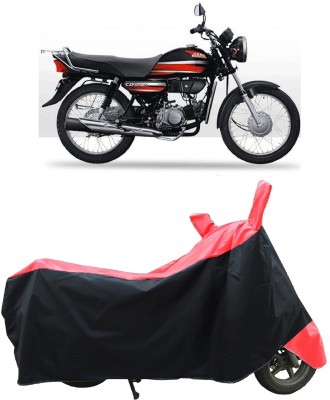 Coxtor Two Wheeler Cover for Hero(CD Dawn, Red)