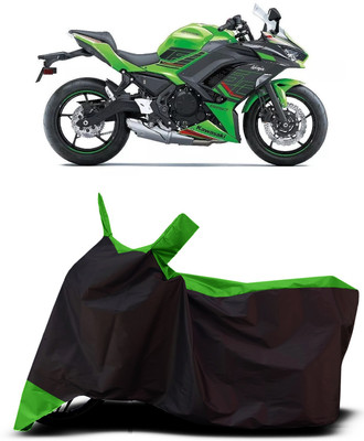 VESMEI Two Wheeler Cover for Kawasaki(Ninja 650, Green)