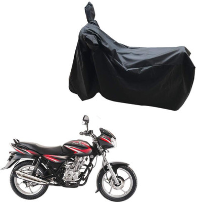 KEDIT Two Wheeler Cover for Bajaj(Discover 100 DTS-i, Black)