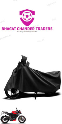 bhagat chander traders Waterproof Two Wheeler Cover for Bajaj(Pulsar 200NS FI BS6, Black)