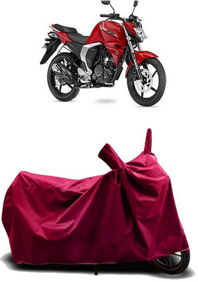 KEDIT Two Wheeler Cover for Yamaha(FZ FI BS6, Maroon)