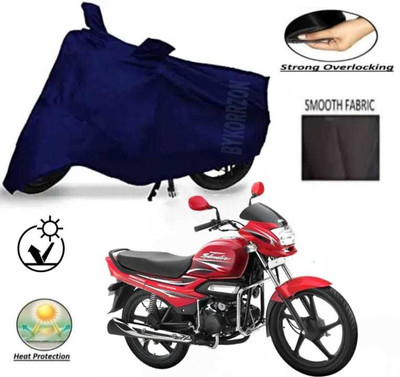 AutoGalaxy Waterproof Two Wheeler Cover for Hero(Super Splendor, Blue)
