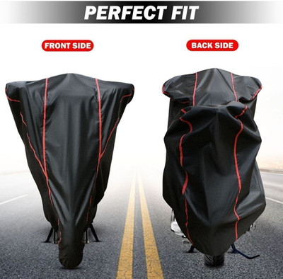 Shiv Kanha Waterproof Two Wheeler Cover for Honda(Livo BS6, Black, Red)