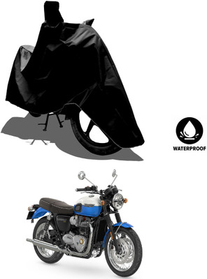 Amexride Waterproof Two Wheeler Cover for Triumph(Bonneville T120 Black BS6, Black)