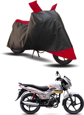 KEDIT Two Wheeler Cover for Mahindra(Centuro Rockstar, Red, Black)