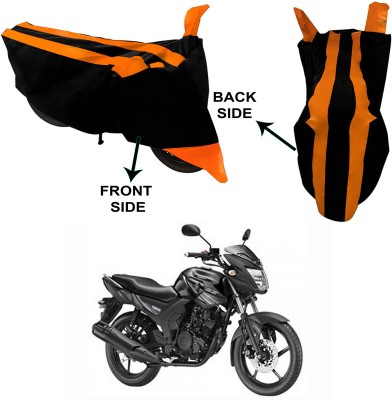 Ascension Two Wheeler Cover for Yamaha(SZ-RR V, Black, Orange)