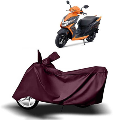 MWBB Waterproof Two Wheeler Cover for Honda(Dio, Maroon)