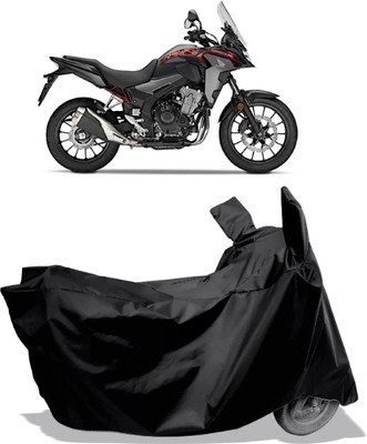 Amexride Two Wheeler Cover for Honda(CB 500, Black)
