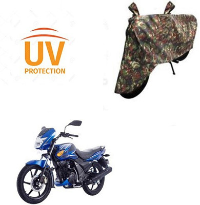 DeepShakshi AUTOMOTIVE Waterproof Two Wheeler Cover for TVS(Flame DS 125, Multicolor)
