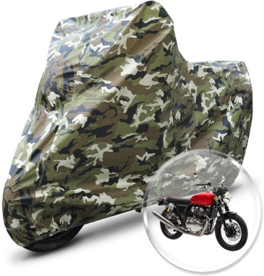 Neodrift Two Wheeler Cover for Royal Enfield(Interceptor 650, Green)