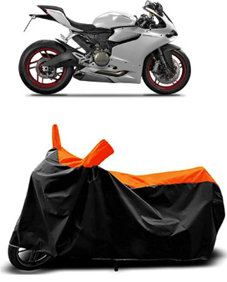 VESMEI Two Wheeler Cover for Ducati(899 Panigale, Orange)