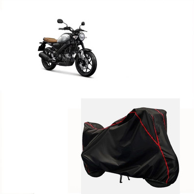 Autohug Waterproof Two Wheeler Cover for Yamaha(XSR155, Black, Red)