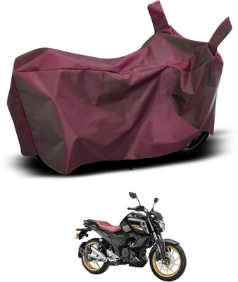 PAGORA Waterproof Two Wheeler Cover for Yamaha(FZ S V3, Maroon)