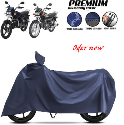 smwzxyu Waterproof Two Wheeler Cover for Honda, Bajaj, Hero, TVS, Yamaha(Blue)