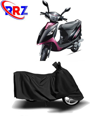 RRZ Waterproof Two Wheeler Cover for TVS(Scooty Streak, Black)