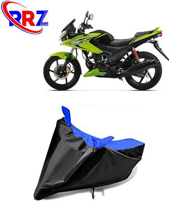 RRZ Waterproof Two Wheeler Cover for Honda(CBF Stunner, Black, Blue)