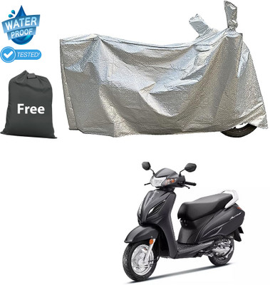 PAGORA Waterproof Two Wheeler Cover for Honda(Activa, Silver)