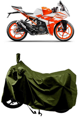 SUGASHRI Waterproof Two Wheeler Cover for KTM(RC125 BS6, Green)