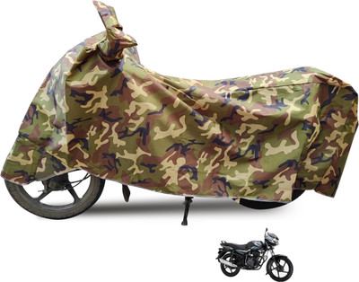 Euro Care Waterproof Two Wheeler Cover for Bajaj(Discover 100 DTS-i, Black)