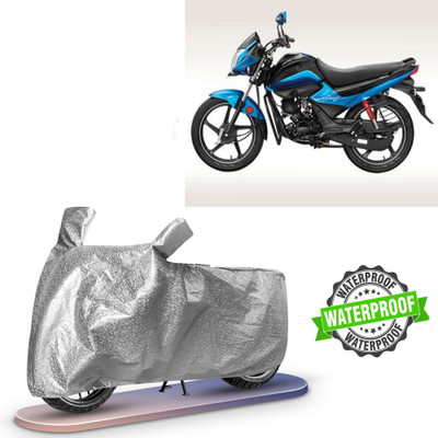 Autoinnovation Waterproof Two Wheeler Cover for Hero, Universal For Bike(Splendor I Smart, Silver)