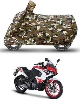 RABABLI Waterproof Two Wheeler Cover for Bajaj(Pulsar RS200 BS6, Multicolor)