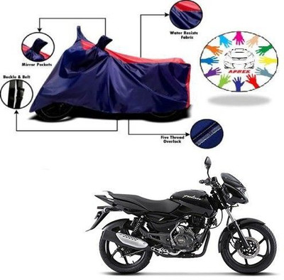 DeepShakshi AUTOMOTIVE Waterproof Two Wheeler Cover for Bajaj(Pulsar, Blue, Red)