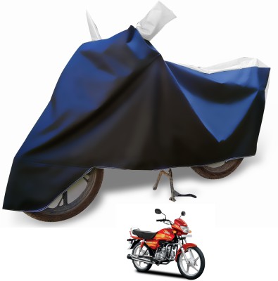 Euro Care Waterproof Two Wheeler Cover for Hero(CD deluxe, Silver)