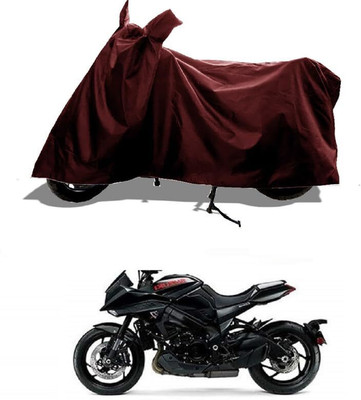 KEDIT Two Wheeler Cover for Suzuki(Katana, Maroon)