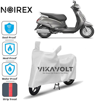NOIREX Waterproof Two Wheeler Cover for Suzuki(Access 125, Silver)