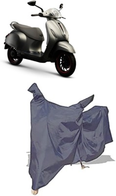 Amexride Two Wheeler Cover for Bajaj(Urbanite Chetak, Grey)