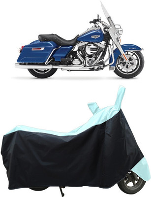 Coxtor Waterproof Two Wheeler Cover for Harley Davidson(Road King, White)