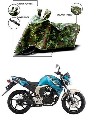 DeepShakshi AUTOMOTIVE Waterproof Two Wheeler Cover for Yamaha(FZS-FI, Green)