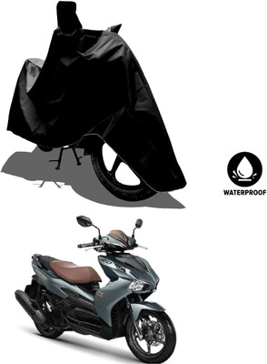 Amexride Waterproof Two Wheeler Cover for Honda(Blade 125, Black)